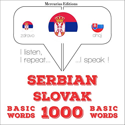 Cover of Serbian - Slovak. 1000 basic words
