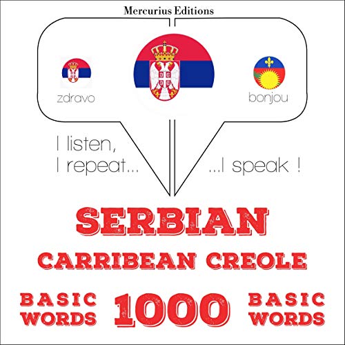 Cover of Serbian - Carribean Creole. 1000 basic words