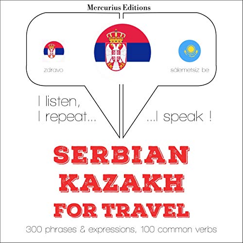 Cover of Serbian - Kazakh. For travel