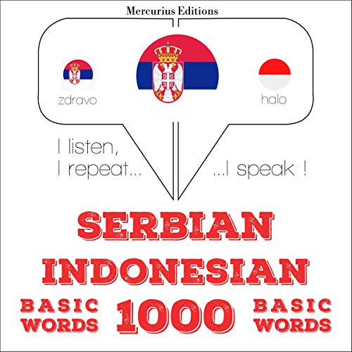 Cover of Serbian - Indonesian. 1000 basic words