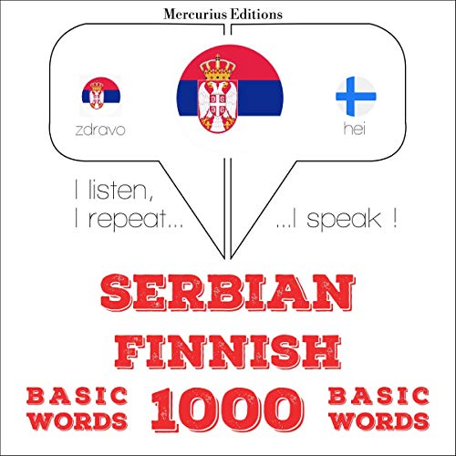 Cover of Serbian - Finnish. 1000 basic words