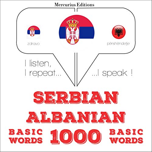 Cover of Serbian - Albanian. 1000 basic words