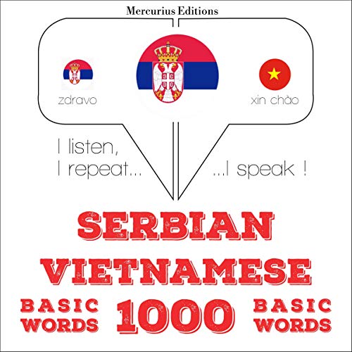 Cover of Serbian - Vietnamese. 1000 basic words