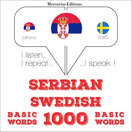 Cover of Serbian - Swedish. 1000 basic words