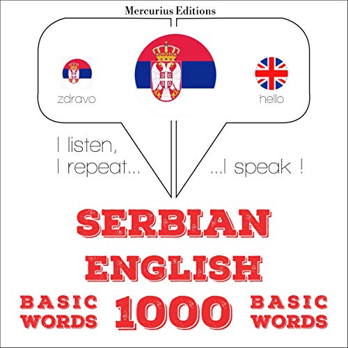 Cover of Serbian - English. 1000 basic words