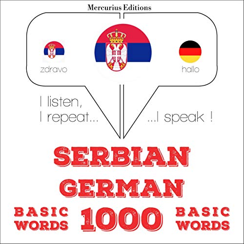 Cover of Serbian - German. 1000 basic words