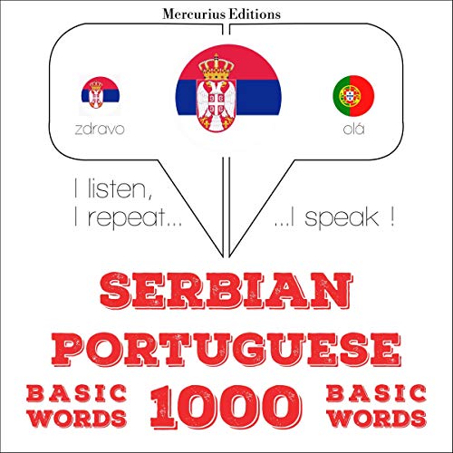 Cover of Serbian - Portuguese. 1000 basic words