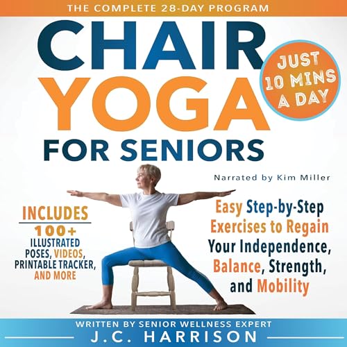 Cover of 10-Minute Chair Yoga for Seniors Over 60