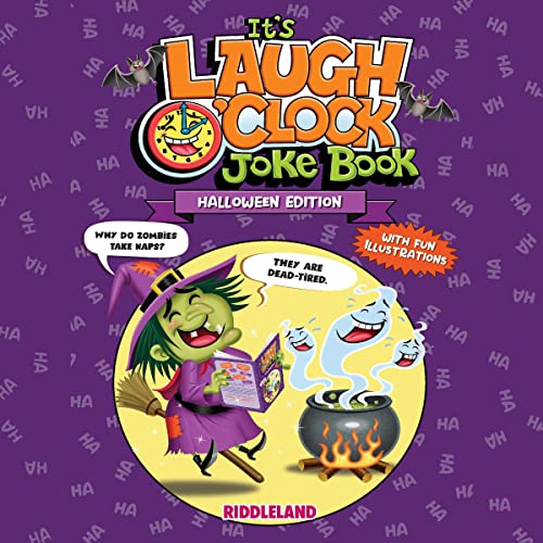 Cover of It's Laugh O'Clock Joke Book - Halloween Edition