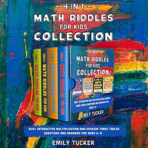 Cover of 4 in 1: Math Riddles for Kids Collection