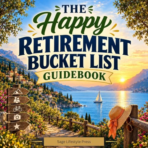 Cover of The Happy Retirement Bucket List Guidebook