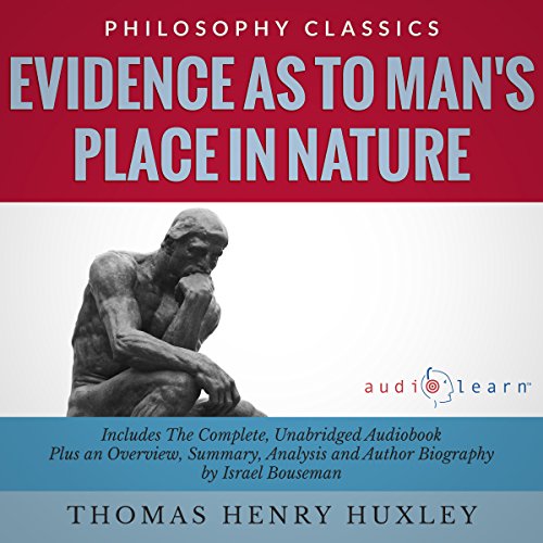 Cover of Evidence as to Man's Place in Nature