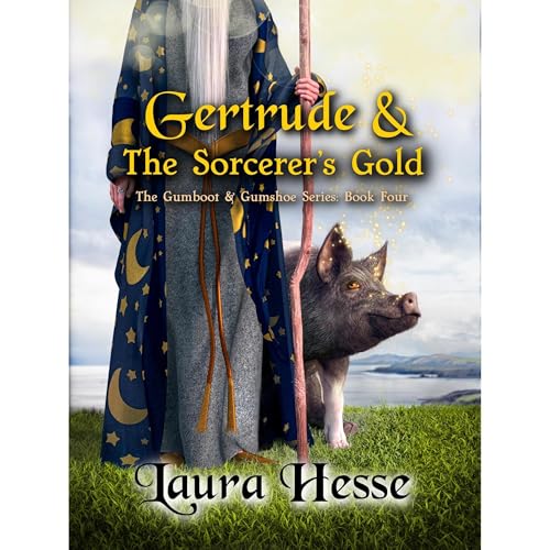 Cover of Gertrude & The Sorcerer's Gold (a funny cozy mystery for animal lovers & treasure seekers)
