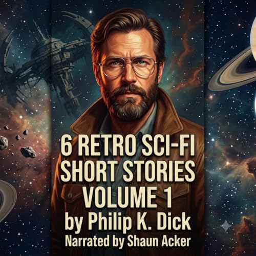 Cover of 6 Retro Sci-Fi Short Stories, Volume 1.