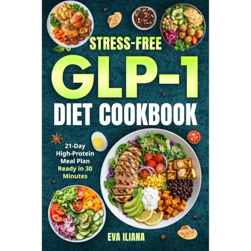 Cover of Stress-Free GLP-1 Diet Cookbook