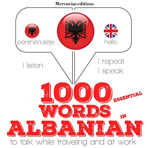 Cover of 1000 essential words in Albanian