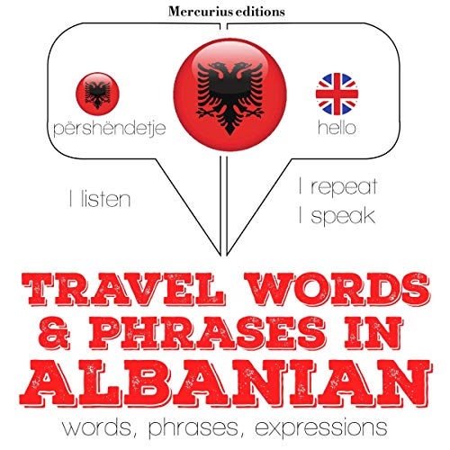 Cover of Travel words and phrases in Albanian