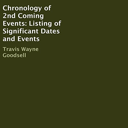 Cover of Chronology of 2nd Coming Events