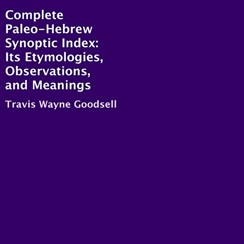 Cover of Complete Paleo-Hebrew Synoptic Index