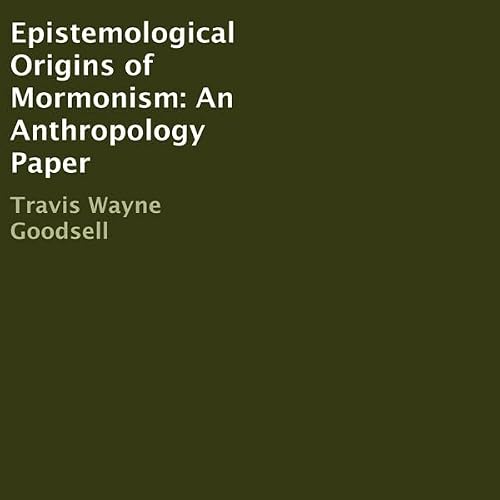 Cover of Epistemological Origins of Mormonism