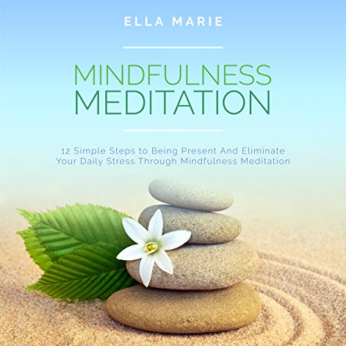 Cover of Mindfulness Meditation: 12 Simple Steps to Being Present and Eliminate Your Daily Stress Through Mindfulness Meditation