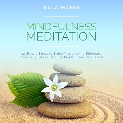 Cover of Mindfulness Meditation: 12 Simple Steps to Being Present and Eliminate Your Daily Stress Through Mindfulness Meditation