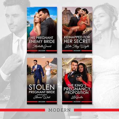 Cover of His Pregnant Enemy Bride/Kidnapped For Her Secret/Stolen Pregnant Bride/The King's Pregnancy Proposition