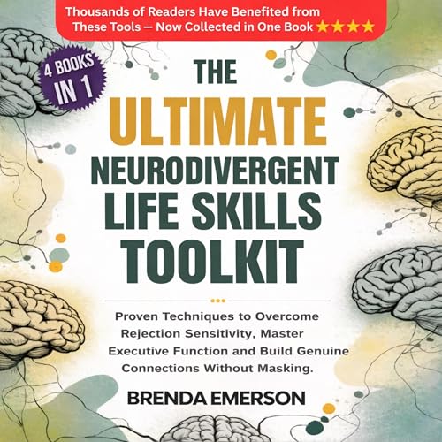 Cover of The Ultimate Neurodivergent Life Skills Toolkit: 4 Books in 1