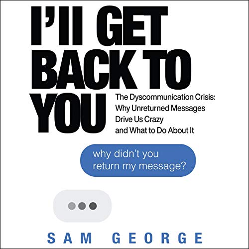 Cover of I’ll Get Back to You