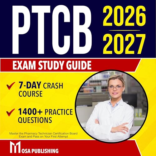 Cover of PTCB Exam Study Guide 2026-2027