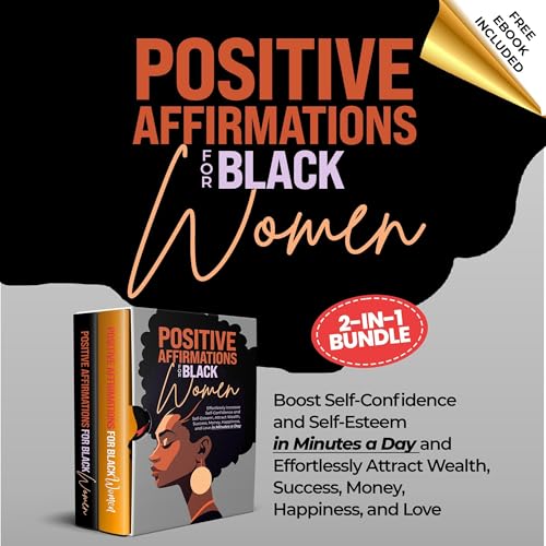 Cover of Positive Affirmations for Black Women: 2 in 1 Bundle