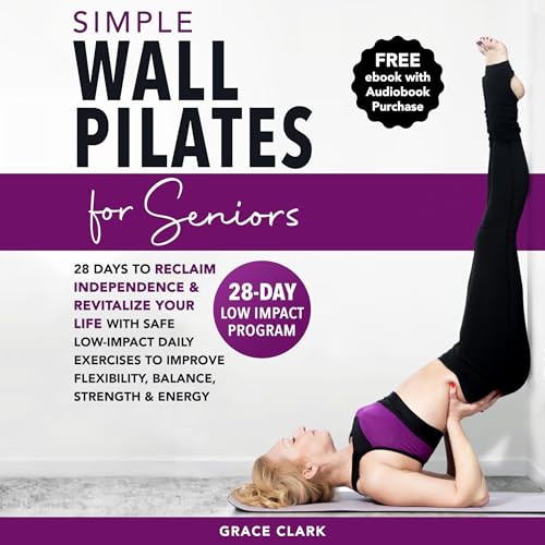 Cover of Simple Wall Pilates for Seniors