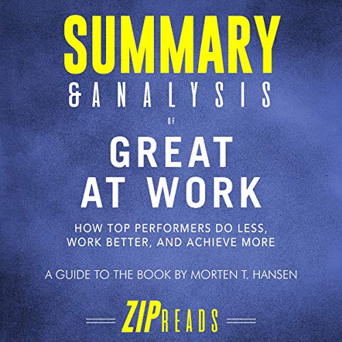 Cover of Summary & Analysis of Great at Work