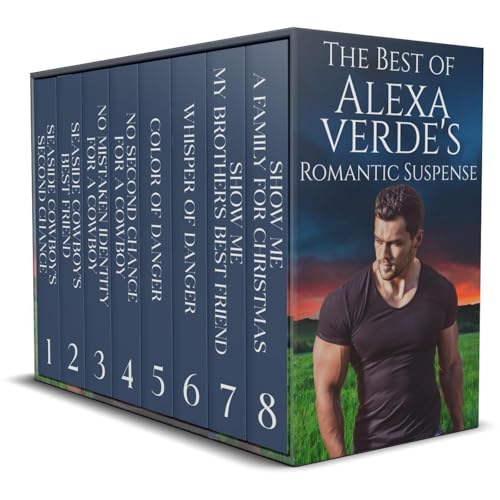 Cover of The Best of Alexa Verde's Romantic Suspense